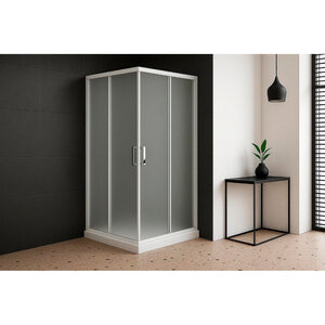 Изображение товара Душевой уголок Royal Bath HPD RB70HPD-C, 70 x 70 см, стекло матовое, профиль белый
