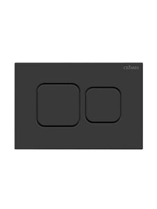 Изображение товара Клавиша смыва Cezares Pneumatic PN2-BTN-NOP, пневматическая, цвет черный матовый