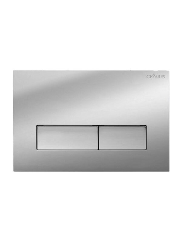 Изображение товара Клавиша смыва Cezares SLIDER-BTN-01 механическая хром глянцевая для унитаза