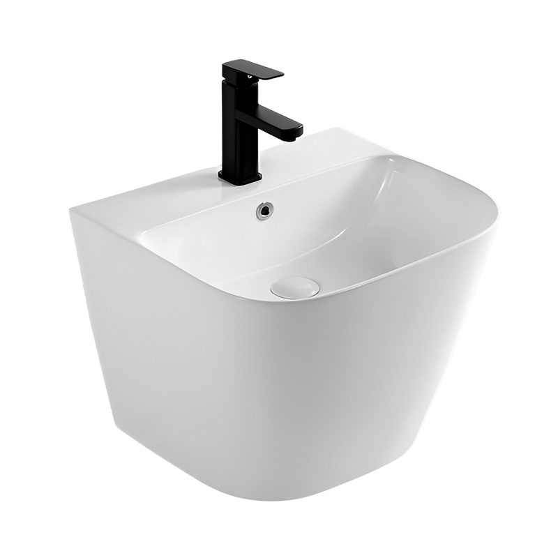 Изображение товара Подвесная раковина SantiLine SL-4023 51 см белая из фаянса Изображение товара Подвесная раковина SantiLine SL-4023 51 см белая из фаянса