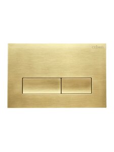 Изображение товара Клавиша смыва Cezares SLIDER-BTN-BORO, механическая, брашированное золото
