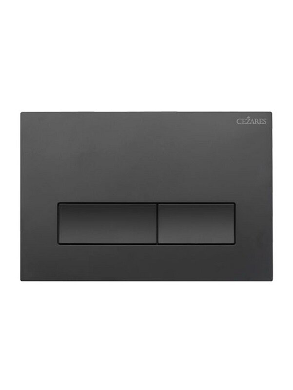 Изображение товара Клавиша смыва Cezares SLIDER-BTN-NOP механическая черный матовый Изображение товара Клавиша смыва Cezares SLIDER-BTN-NOP механическая черный матовый