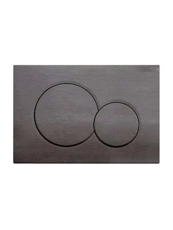 Изображение товара Клавиша смыва Cezares STYLUS-BTN-GM механическая оружейная сталь