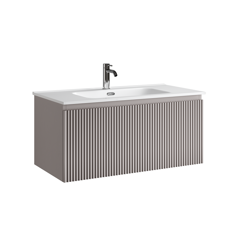 Изображение товара Тумба под раковину Sancos SNOB R 1.0 90 см подвесная Doha Soft Изображение товара Тумба под раковину Sancos SNOB R 1.0 90 см подвесная Doha Soft