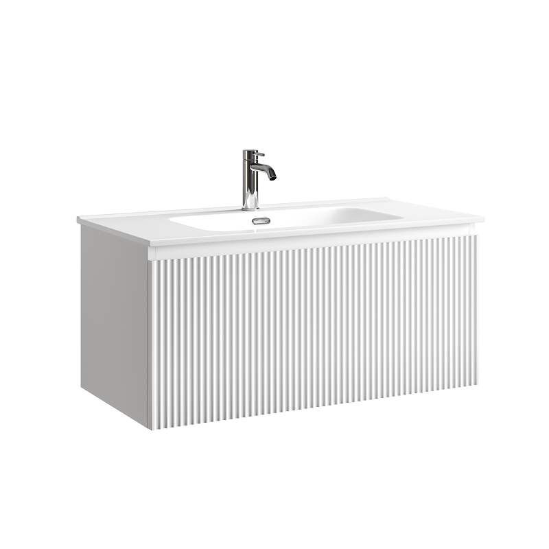 Изображение товара Тумба под раковину Sancos SNOB R 1.0, SNR1.090W, 90 см, подвесная, Bianco Изображение товара Тумба под раковину Sancos SNOB R 1.0, SNR1.090W, 90 см, подвесная, Bianco