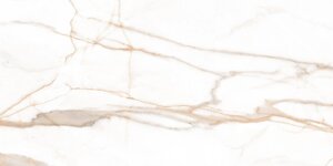 Изображение товара Керамогранит Ceradim Calacatta Goddes Gold 60x120 см полированный белый мраморный эффект