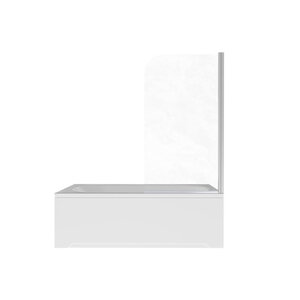 Изображение товара Шторка на ванну Aquatek AQ.BSRC.080.1CH, 80 см, стекло прозрачное, профиль хром