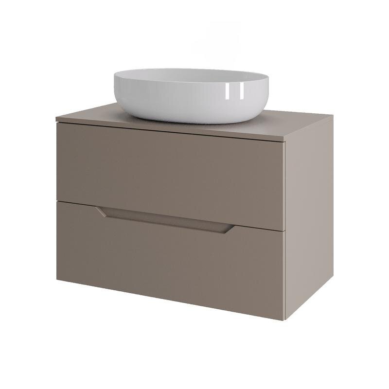 Изображение товара Тумба с раковиной Orange Line Li-70TuLMDF+B05-520W 70 см подвесная матовая