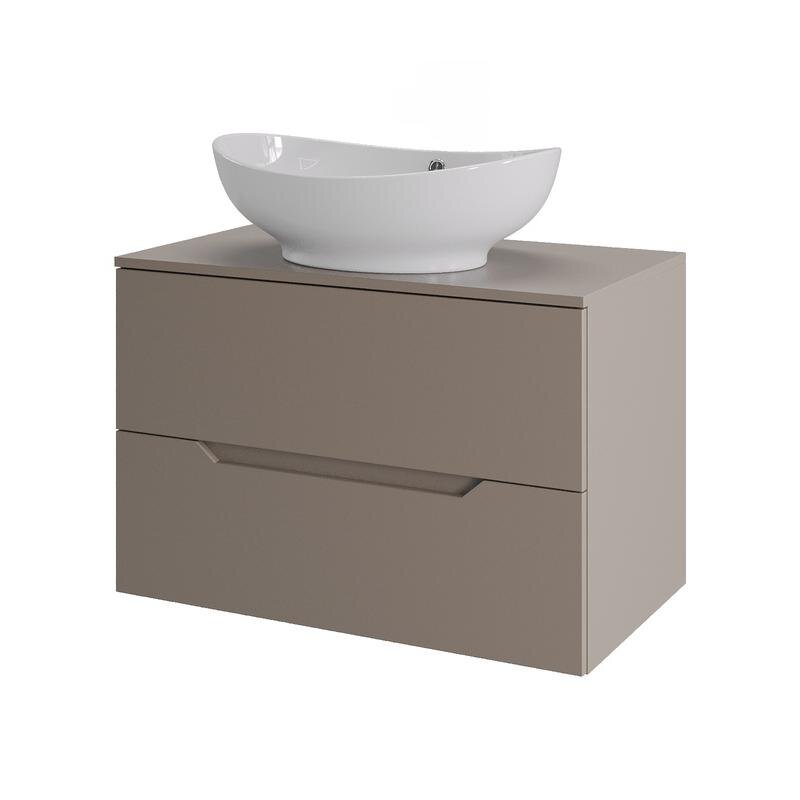 Изображение товара Тумба с раковиной Orange Line 70 см подвесная латте матовая