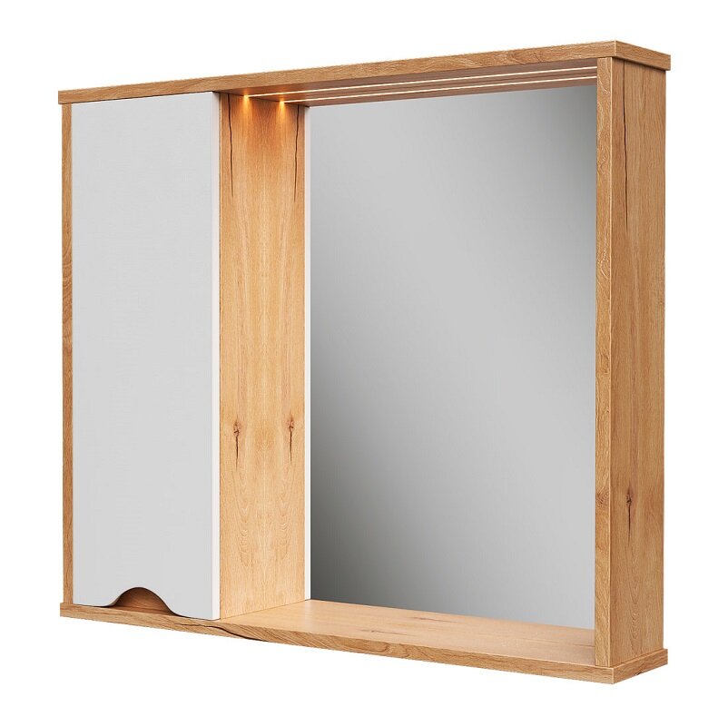 Изображение товара Зеркальный шкаф Volna Barney 80 см с подсветкой