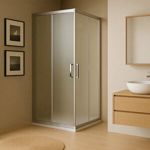 Изображение товара Душевой уголок Royal Bath RB8595HPD-C-ST 95 х 85 см, стекло матовое, профиль сатин