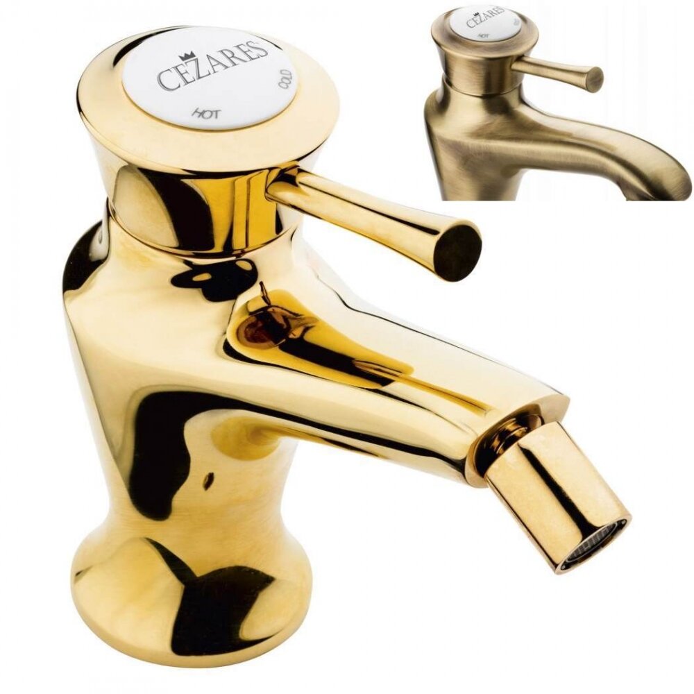 Изображение товара Смеситель для биде Cezares Giubileo, GIUBILEO-BSM1-02, бронза