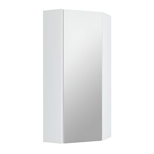 Изображение товара Зеркальный шкаф Runo Кредо 00000001108, 30 см, угловой, цвет белый