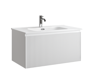 Изображение товара Тумба под раковину Sancos SNOB R 1.0, SNR1.080W, 80 см, подвесная, Bianco