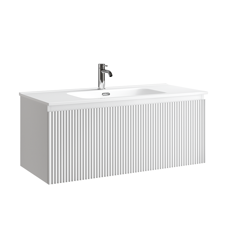 Изображение товара Подвесная тумба под раковину Sancos SNOB R 1.0 100 см Bianco