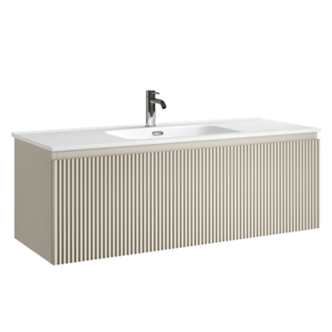 Изображение товара Подвесная тумба под раковину Sancos SNOB R 1.0 120 см Beige Soft