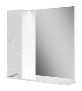 Изображение товара Зеркальный шкаф Volna Pronto zsPRONTO70.L/R-01, 70 см, левый/правый, белый