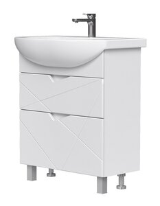 Изображение товара Тумба под раковину Volna Pronto tnPRONTO70.2Y-01, 70 см, напольная, белый 