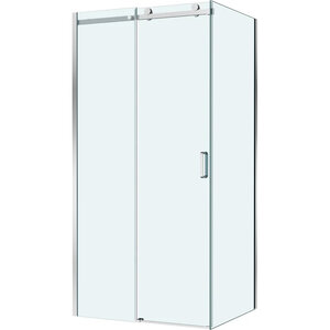 Изображение товара Душевой уголок BelBagno SOFT_CLOSE-2-A-1-100-C-Cr, 100 х 100 см, стекло прозрачное, профиль хром