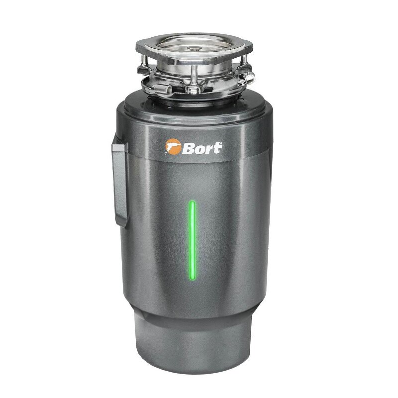Изображение товара Измельчитель пищевых отходов Bort Titan 8000 93417906, 800 Вт, серый Изображение товара Измельчитель пищевых отходов Bort Titan 8000 93417906, 800 Вт, серый