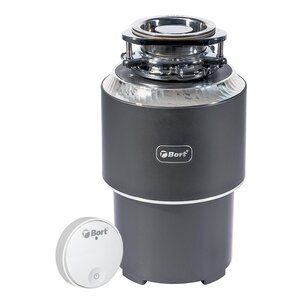 Изображение товара Измельчитель пищевых отходов Bort Alligator Control 93417944 560 Вт серый