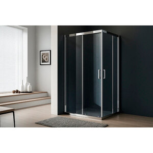 Изображение товара Душевой уголок Royal Bath RB11512HPD-T-CH, 120х115 см, прозрачное стекло, хром профили