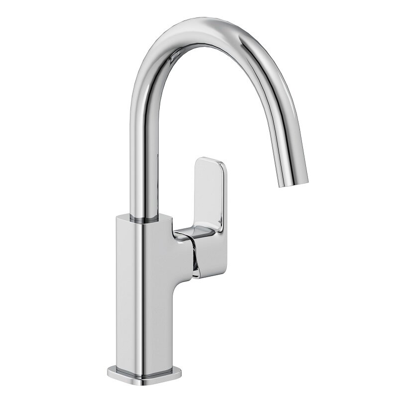 Изображение товара Смеситель для раковины Kludi Renon 420270575 с донным клапаном хром