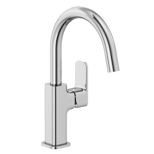 Изображение товара Смеситель для раковины Kludi Renon 420270575, с донным клапаном, цвет хром