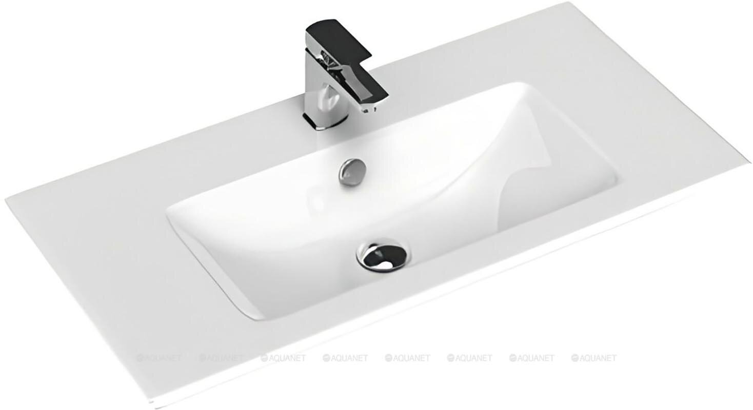 Изображение товара Раковина Aquanet Sanovit Practico 80 см белый мебельная для ванной
