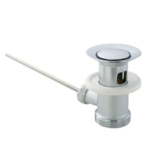 Изображение товара Донный клапан Migliore Ricambi 17957, полуавтомат, с переливом, хром