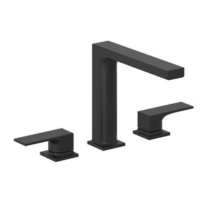 Изображение товара Смеситель для раковины Kludi Decus 543933975, с донным клапаном Push-Open, цвет черный матовый