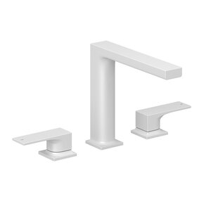 Изображение товара Смеситель для раковины Kludi Decus 543935375 белый матовый двухвентильный