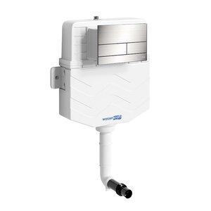 Изображение товара Смывной бачок WasserKraft Aller 10 10TLT.031.ME.BN04, клавиша никель