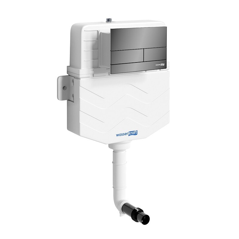 Изображение товара Смывной бачок WasserKraft Aller 10 черная клавиша