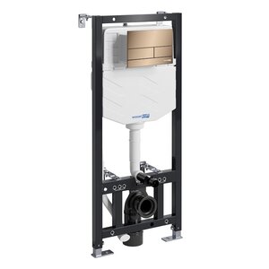 Изображение товара Инсталляция для унитаза WasserKraft Aller 10 10TLT.010.ME.RG04, клавиша розовое золото
