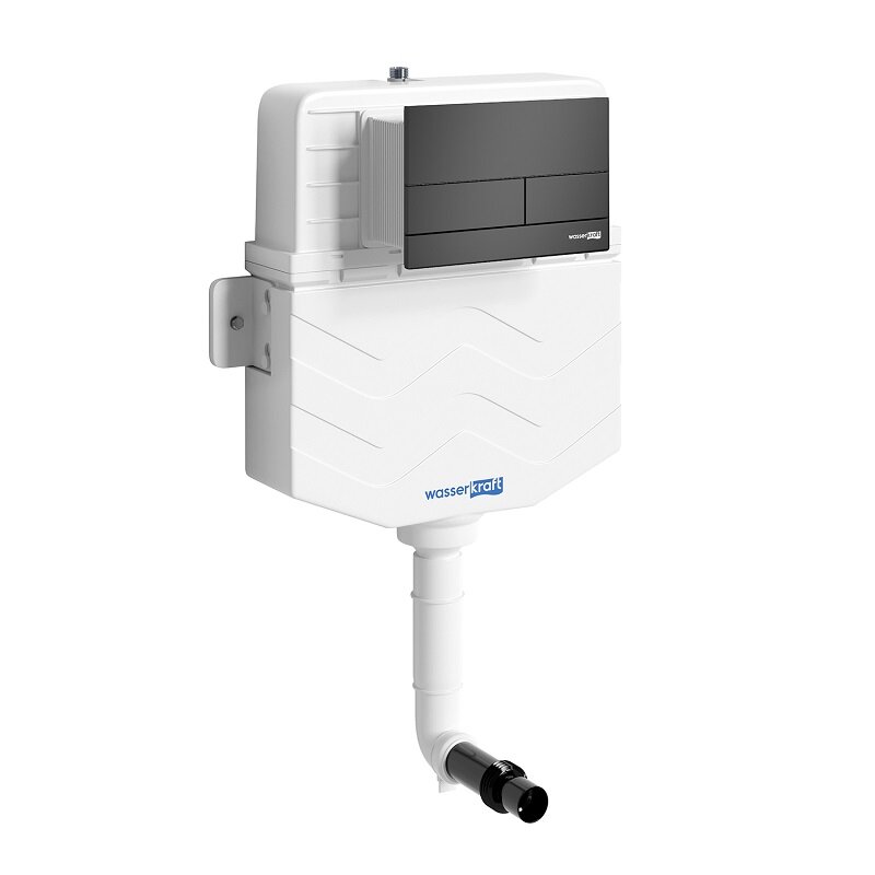 Изображение товара Смывной бачок WasserKraft Aller 10 10TLT.031.ME.MB04 с механической клавишей