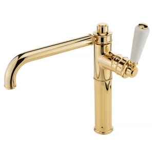 Изображение товара Смеситель для кухонной мойки Migliore Ermitage 25008, золото/белый