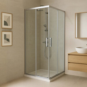 Изображение товара Душевой уголок Royal Bath RB1105HPD-T-ST 105 х 100 см, стекло прозрачное, профиль сатин