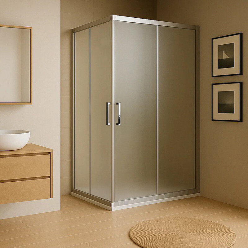 Изображение товара Душевой уголок Royal Bath RB95110HPD-C-ST 110 х 95 см матовое стекло профили сатин Россия