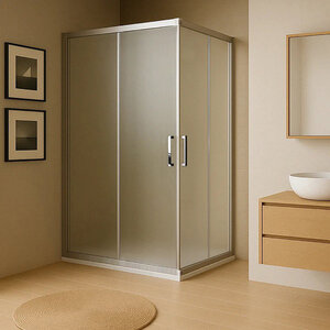 Изображение товара Душевой уголок Royal Bath RB7115HPD-C-ST 115 х 70 см, стекло матовое, профиль сатин