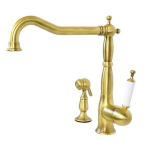 Изображение товара Смеситель для кухонной мойки Migliore Oxford 25794, с вытяжной лейкой, бронза