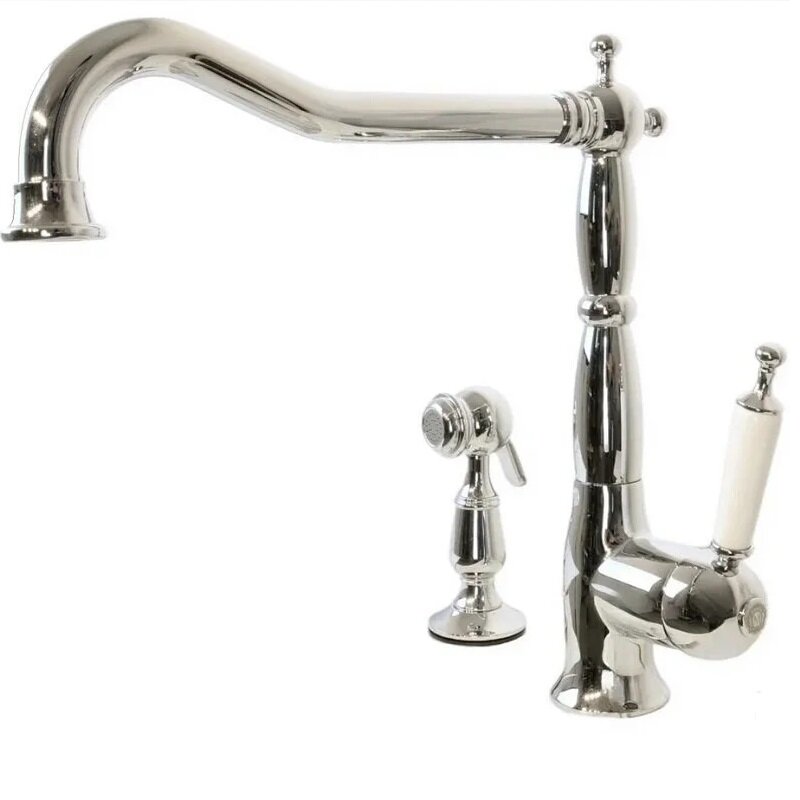 Изображение товара Смеситель для кухонной мойки Migliore Oxford 25796 с вытяжной лейкой хром