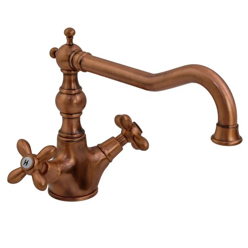 Изображение товара Медный смеситель для кухни Migliore Princeton Plus 18296 с поворотным изливом