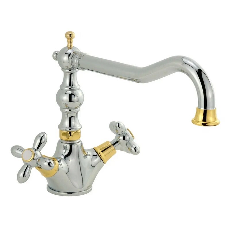 Изображение товара Смеситель для кухонной мойки Migliore Princeton Plus 18262 хром/золото