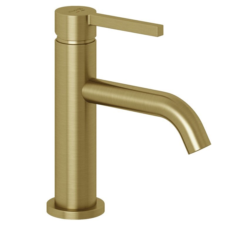 Изображение товара Смеситель для раковины Kludi Nova Fonte Pura 20026N015 золотой брашированный