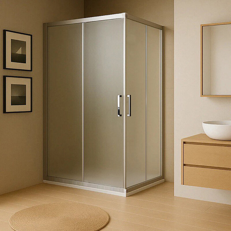 Изображение товара Душевой уголок Royal Bath RB10115HPD-C-ST 115x100 см матовое стекло сатин профиль Изображение товара Душевой уголок Royal Bath RB10115HPD-C-ST 115x100 см матовое стекло сатин профиль