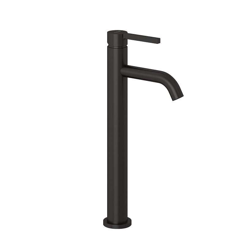 Изображение товара Современный смеситель для раковины Kludi Nova Fonte Pura 20298N215 вороненая сталь