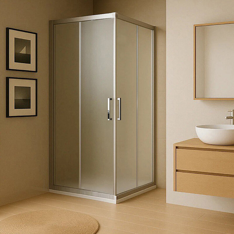 Изображение товара Душевой уголок Royal Bath RB1115HPD-C-ST 115x110 см матовое стекло алюминий сатин Изображение товара Душевой уголок Royal Bath RB1115HPD-C-ST 115x110 см матовое стекло алюминий сатин