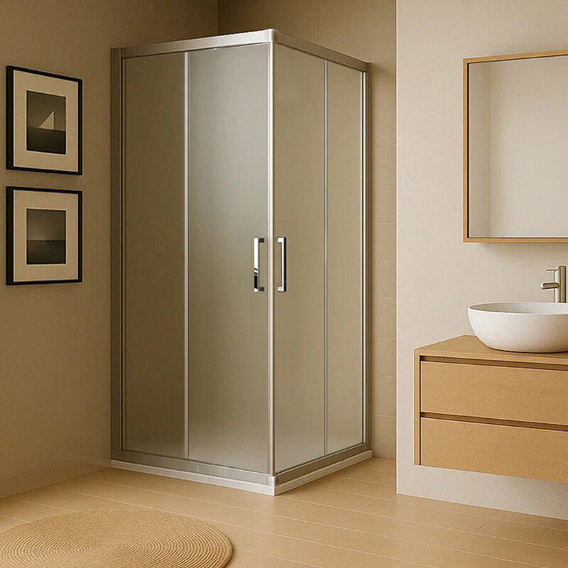 Изображение товара Душевой уголок Royal Bath RB11120HPD-C-ST 120x110 см с матовым стеклом и профилем сатин