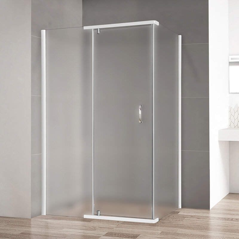 Изображение товара Душевой уголок Royal Bath RB7100HPVD-C 100x70 см распашные двери стекло матовое